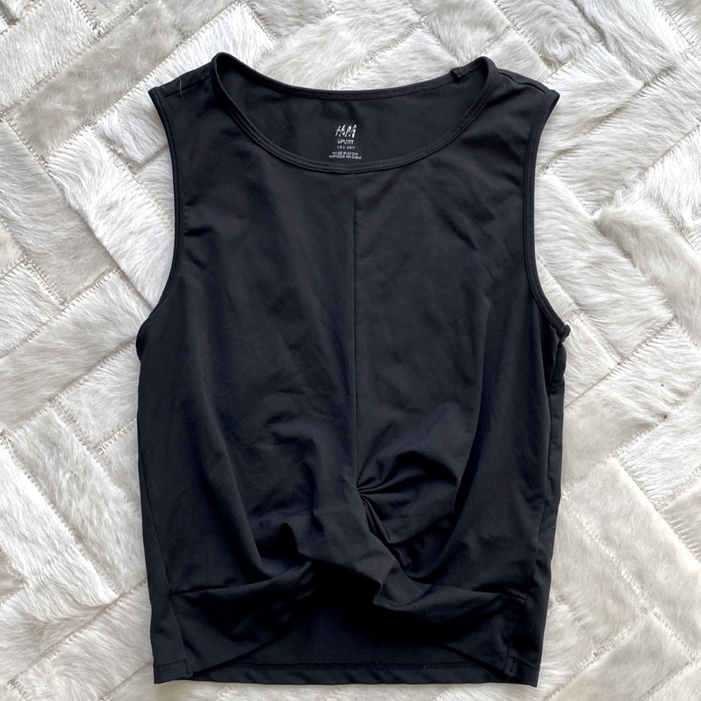 H&M Sport Top, black (S)